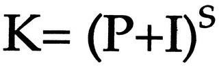 K=(P+I)S logo