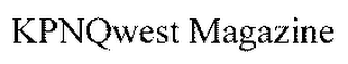 KPNQWEST MAGAZINE logo