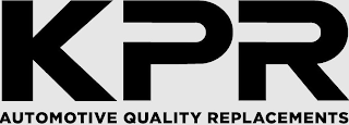 KPR AUTOMOTIVE QUALITY REPLACEMENTS logo