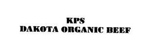 KPS DAKOTA ORGANIC BEEF logo