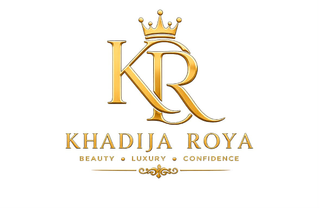 KR KHADIJA ROYA BEAUTY · LUXURY · CONFIDENCE logo
