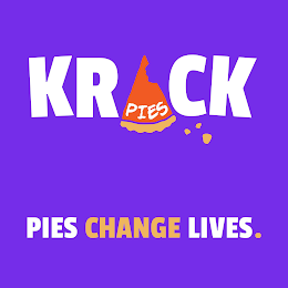 KRACK PIES PIES CHANGE LIVES. logo