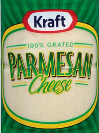 KRAFT 100% GRATED PARMESAN CHEESE logo