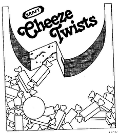 KRAFT CHEEZE TWISTS logo