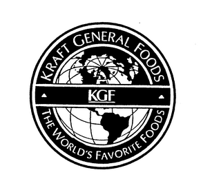 KRAFT GENERAL FOODS KGF THE WORLD'S FAVORITE FOODS logo