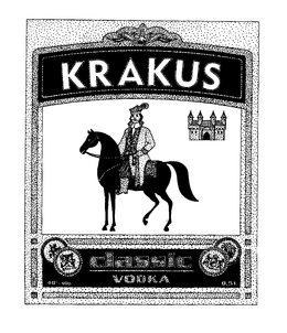 KRAKUS CLASSIC VODKA 40% ABJ. 0.51 logo