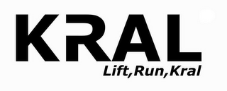 KRAL LIFT, RUN, KRAL logo