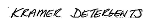 KRAMER DETERGENTS logo