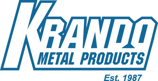 KRANDO METAL PRODUCTS EST. 1987 logo