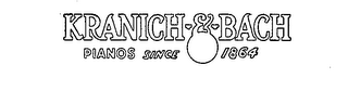 KRANICH & BACH PIANOS SINCE 1864 logo