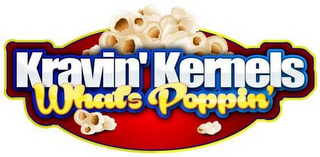 KRAVIN' KERNELS WHAT'S POPPIN' logo