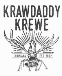 KRAWDADDY KREWE LOUISIANA EST 2022 logo