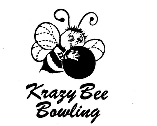 KRAZY BEE BOWLING logo