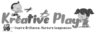 KREATIVE PLAY INSPIRE BRILLIANCE, NURTURE IMAGINATION logo