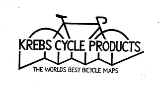 KREBS CYCLE PRODUCTS THE WORLD'S BEST BICYCLE MAPS logo