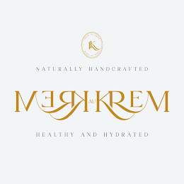 KREM AU KREM NATURALLY HANDCRAFTED HEALTHY AND HYDRATED KK logo