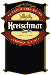 KRETSCHMAR PREMIUM DELI MEATS -SINCE 1883- LEGENDARY TASTE logo
