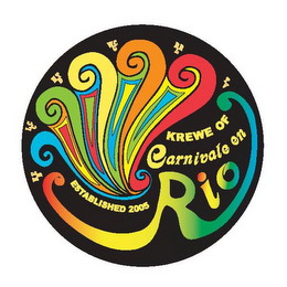 KREWE OF CARNIVALE EN RIO ESTABLISHED 2005 logo