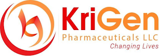 KRIGEN PHARMACEUTICALS LLC CHANGING LIVES KG logo
