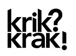 KRIK? KRAK! logo