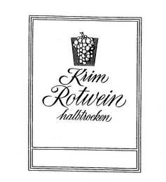 KRIM ROTWEIN HALBTROCKEN logo