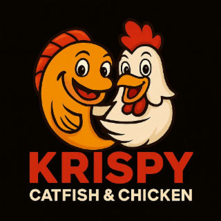 KRISPY CATFISH & CHICKEN logo