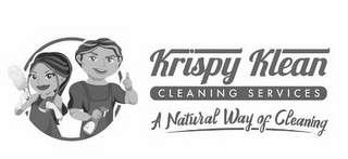 KRISPY KLEAN CLEANING SERVICES A NATURAL WAY OF CLEANING logo