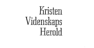 KRISTEN VIDENSKAPS HEROLD logo