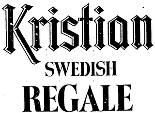 KRISTIAN SWEDISH REGALE logo