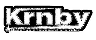 KRNBY QUECHUA SNOWBOARD PRO RIDER logo
