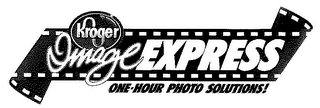 KROGER IMAGE EXPRESS ONE-HOUR PHOTO SOLUTIONS! logo