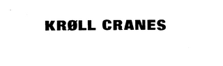 KROLL CRANES logo