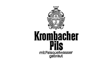 KROMBACHER PILS MIT FELSQUELLWASSER GEBRAUT logo