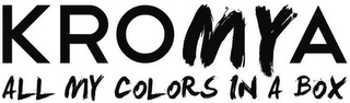 KROMYA ALL MY COLORS IN A BOX logo