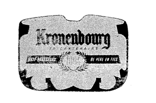 KRONENBOURG IMPORTED BEER 1664 BIERE D'ALSACE logo