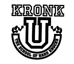 KRONK U THE SCHOOL OF HARD KNOCKS logo