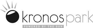 KRONOSPARK POWERED BY THE SUN logo