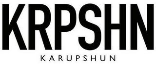 KRPSHN KARUPSHUN logo