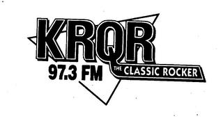KRQR THE CLASSIC ROCKER 97.3 FM logo