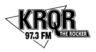 KRQR THE ROCKER 97.3 FM logo