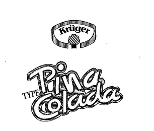 KRUGER TYPE PINA COLADA logo