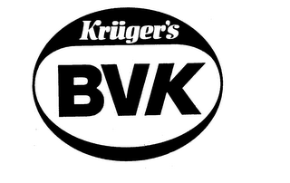 KRUGER'S BVK logo