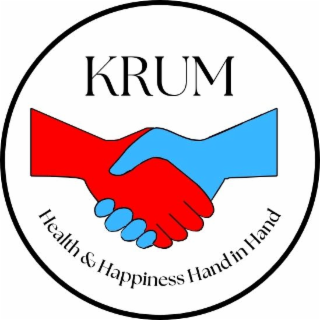 KRUM HEALTH & HAPPINESS HAND IN HAND logo