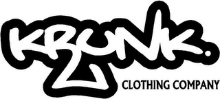 KRUNK. CLOTHING COMPANY logo