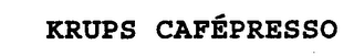 KRUPS CAFEPRESSO logo