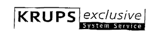 KRUPS EXCLUSIVE SYSTEM SERVICE logo