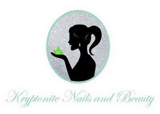 KRYPTONITE NAILS AND BEAUTY logo