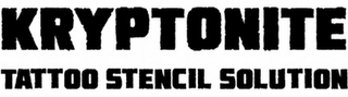 KRYPTONITE TATTOO STENCIL SOLUTION logo