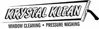 KRYSTAL KLEAN WINDOW CLEANING • PRESSURE WASHING logo