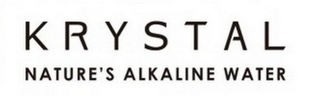 KRYSTAL NATURE'S ALKALINE WATER logo